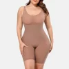 All Day Mid Thigh Bodysuit: Sculpt Your Silhouette with Comfort - SKKULPT