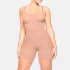 Experience Total Comfort with SKKULPT's Mid mid-thigh bodysuit